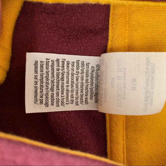 Victoria’s Secret PINK Minnesota Gophers burgundy gold quarter zip pullover - Picture 3 of 7